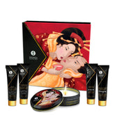 Geisha's Secrets Intimacy Gift Set with Sparkling Strawberry Wine Massage Gift Set